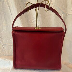Coach -- Vintage -- 9043 -- Red Shoulderbag -- Geometric